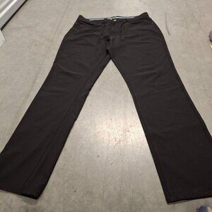 Footjoy Mens Black Athletic Fit Golf Pants Size W36/L34 Polyester/Spandex Blend